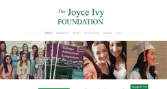 Desktop Screenshot of joyceivyfoundation.org