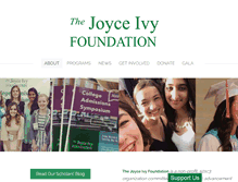 Tablet Screenshot of joyceivyfoundation.org